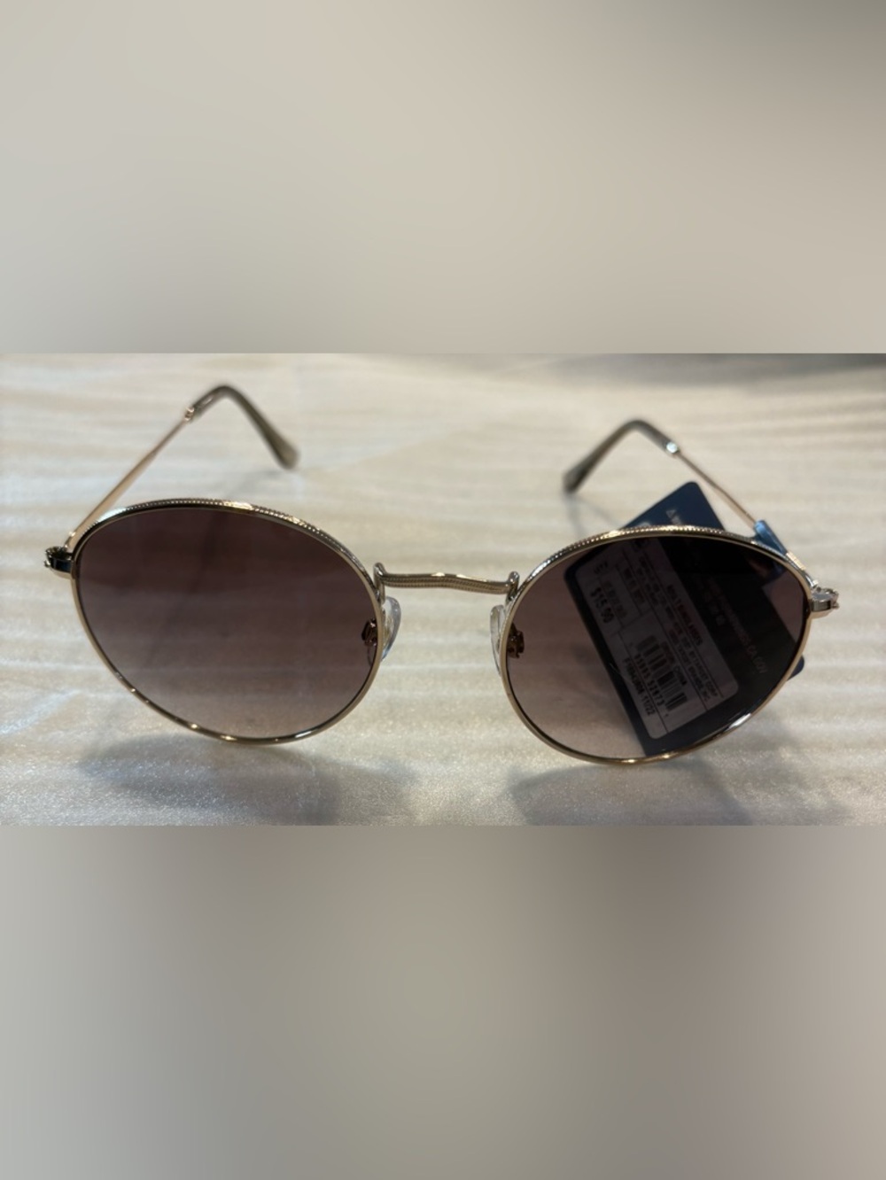 Target Women's Gold Frame Sunglasses with Brown Gradient Lenses